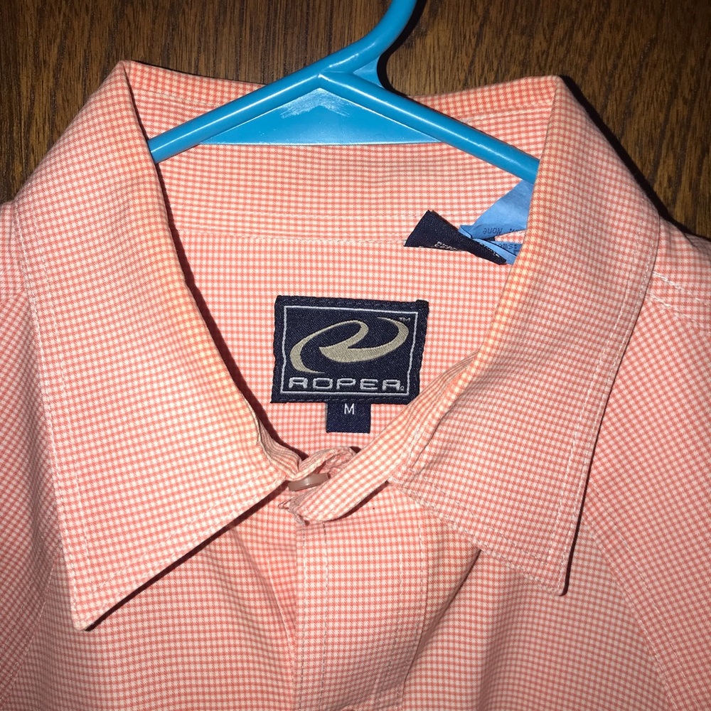Roper shirt men’s long sleeve medium